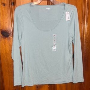 Old Navy Women's Light Blue Top
